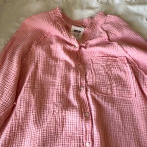 Pink Aerie Small Button down
